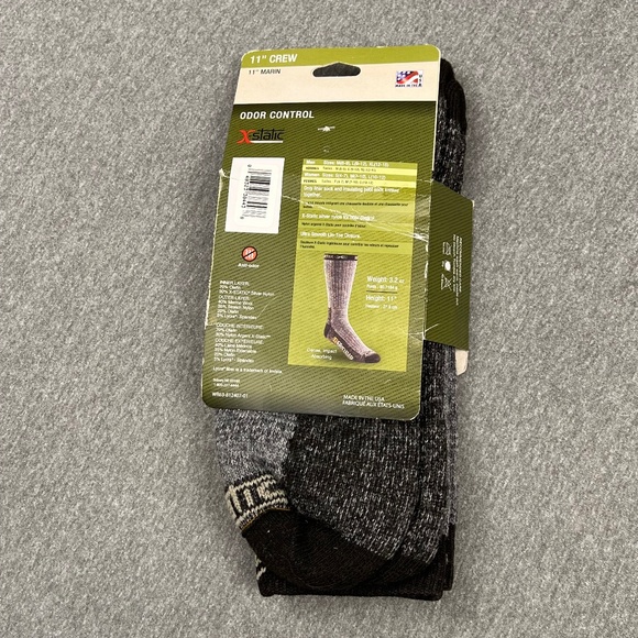 NWT Cabela’s Ingenius Mid-weight 11” Crew Socks XL Odor Control Outdoor - Picture 4 of 7